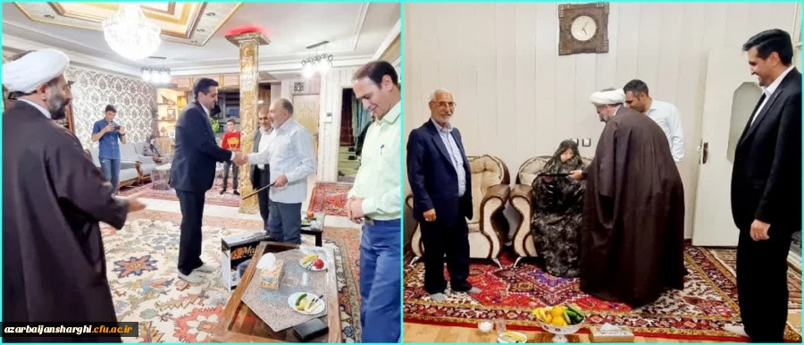 " دیدار هیئت رئیسه  دانشگاه فرهنگیان آذربایجان شرقی با خانواده های معظم شهدا 2