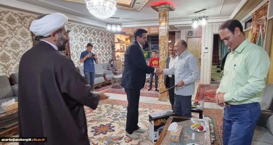 " دیدار هیئت رئیسه  دانشگاه فرهنگیان آذربایجان شرقی با خانواده های معظم شهدا 3