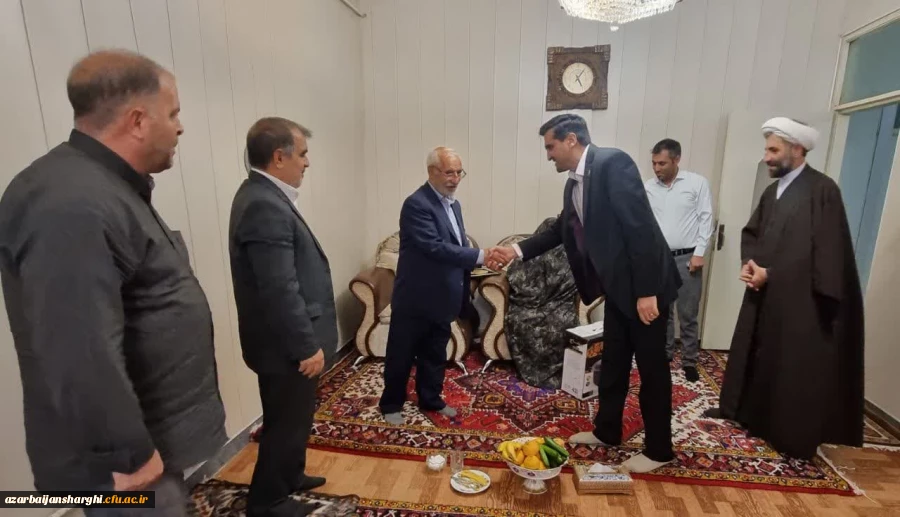 " دیدار هیئت رئیسه  دانشگاه فرهنگیان آذربایجان شرقی با خانواده های معظم شهدا 6