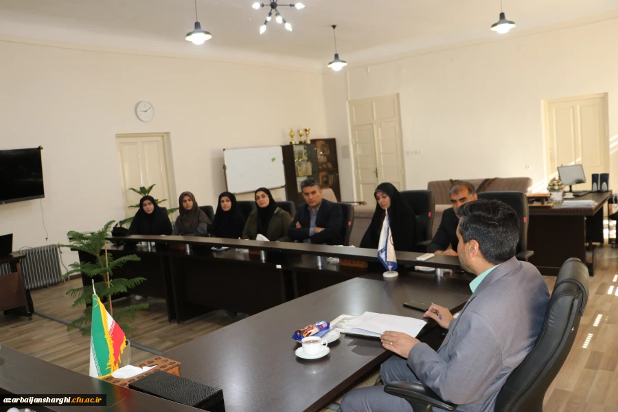 برگزاری جلسه شورای ارتقای سلامت کارکنان ودانشجویان در کمیته تغذیه دانشگاه فرهنگیان آذربایجان شرقی 3