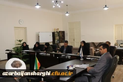 برگزاری جلسه شورای ارتقای سلامت کارکنان ودانشجویان در کمیته تغذیه دانشگاه فرهنگیان آذربایجان شرقی 16