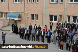 تجمع اساتید ، همکاران ودانشجویان دانشگاه فرهنگیان آذربایجان شرقی بر علیه جنایات رژیم ظالم و کودک کش صهیونیستی 7