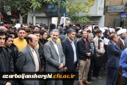 راهپیمایی ۱۳ آبان ماه تبریز با حضور گسترده دانشگاهیان دانشگاه فرهنگیان آذربایجان شرقی در تبریز
 4