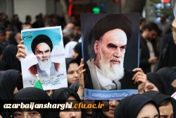 راهپیمایی ۱۳ آبان ماه تبریز با حضور گسترده دانشگاهیان دانشگاه فرهنگیان آذربایجان شرقی در تبریز
 11