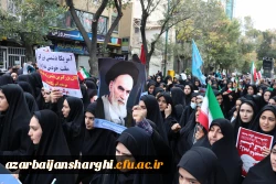 راهپیمایی ۱۳ آبان ماه تبریز با حضور گسترده دانشگاهیان دانشگاه فرهنگیان آذربایجان شرقی در تبریز
 17