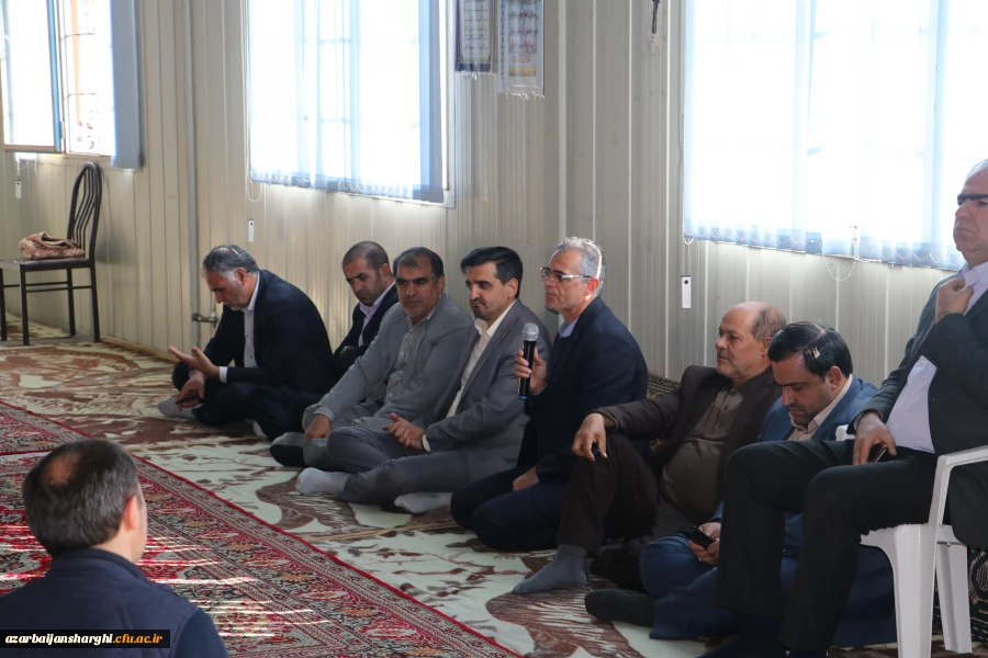 نشست صمیمی رئیس دانشگاه فرهنگیان استان با دانشجو معلمان واحد سراب 3