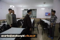 بازدید سرزده نماینده ولی فقیه در استان  از سرای شهید مدرس پردیس علامه امینی تبریز  7