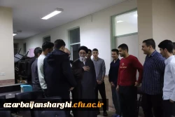 بازدید سرزده نماینده ولی فقیه در استان  از سرای شهید مدرس پردیس علامه امینی تبریز  8