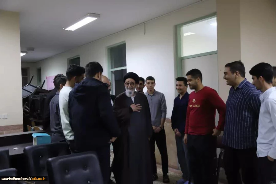 بازدید سرزده نماینده ولی فقیه در استان  از سرای شهید مدرس پردیس علامه امینی تبریز  8