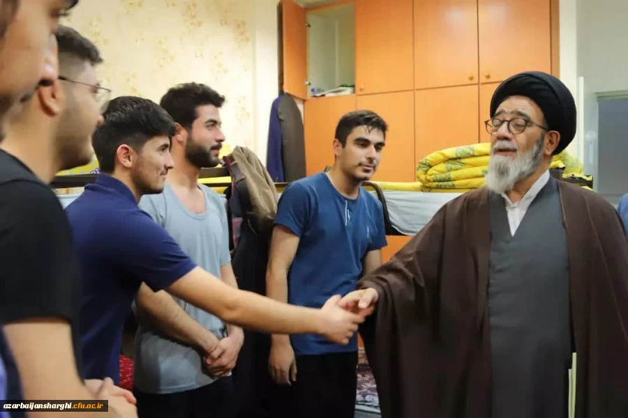 بازدید سرزده نماینده ولی فقیه در استان  از سرای شهید مدرس پردیس علامه امینی تبریز  12