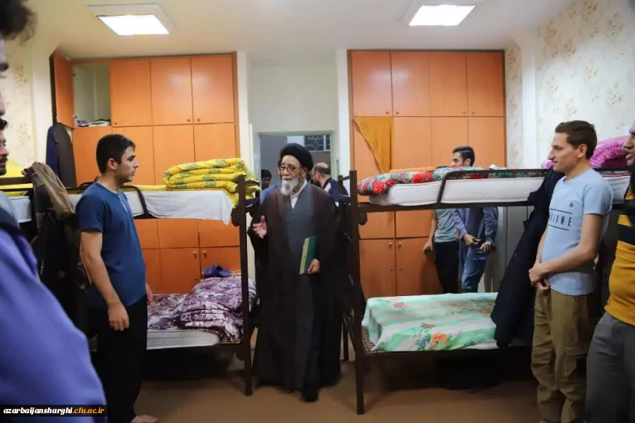 بازدید سرزده نماینده ولی فقیه در استان  از سرای شهید مدرس پردیس علامه امینی تبریز  13