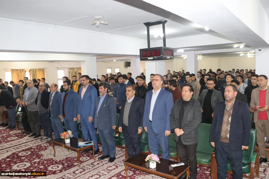 آیین گرامیداشت روز دانشجو با حضور معاون سیاسی ، امنیتی استاندارآذربایجان شرقی در دانشگاه فرهنگیان برگزار شد 4