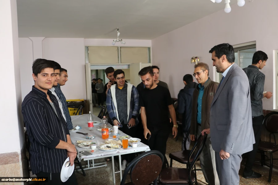 بازدید پنج ساعته هیئت رئیسه دانشگاه فرهنگیان آذربایجان شرقی از سرا های پردیس علامه امینی وشهید مدرس 5