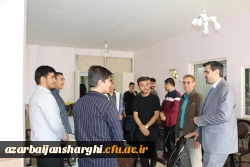 بازدید پنج ساعته هیئت رئیسه دانشگاه فرهنگیان آذربایجان شرقی از سرا های پردیس علامه امینی وشهید مدرس 8