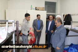 بازدید پنج ساعته هیئت رئیسه دانشگاه فرهنگیان آذربایجان شرقی از سرا های پردیس علامه امینی وشهید مدرس 13