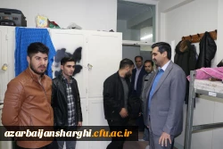 بازدید پنج ساعته هیئت رئیسه دانشگاه فرهنگیان آذربایجان شرقی از سرا های پردیس علامه امینی وشهید مدرس 15