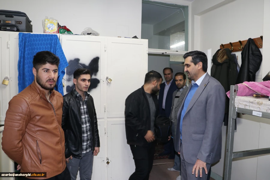 بازدید پنج ساعته هیئت رئیسه دانشگاه فرهنگیان آذربایجان شرقی از سرا های پردیس علامه امینی وشهید مدرس 15