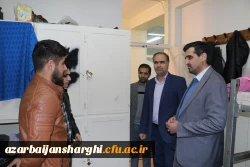 بازدید پنج ساعته هیئت رئیسه دانشگاه فرهنگیان آذربایجان شرقی از سرا های پردیس علامه امینی وشهید مدرس 16