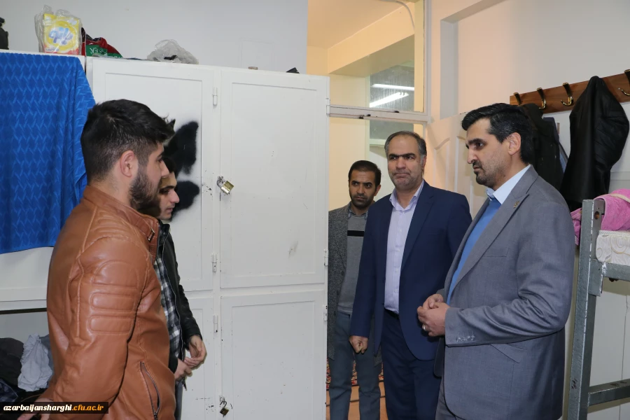 بازدید پنج ساعته هیئت رئیسه دانشگاه فرهنگیان آذربایجان شرقی از سرا های پردیس علامه امینی وشهید مدرس 16