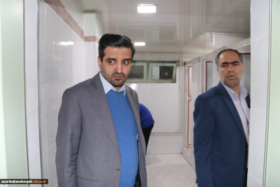 بازدید پنج ساعته هیئت رئیسه دانشگاه فرهنگیان آذربایجان شرقی از سرا های پردیس علامه امینی وشهید مدرس 19