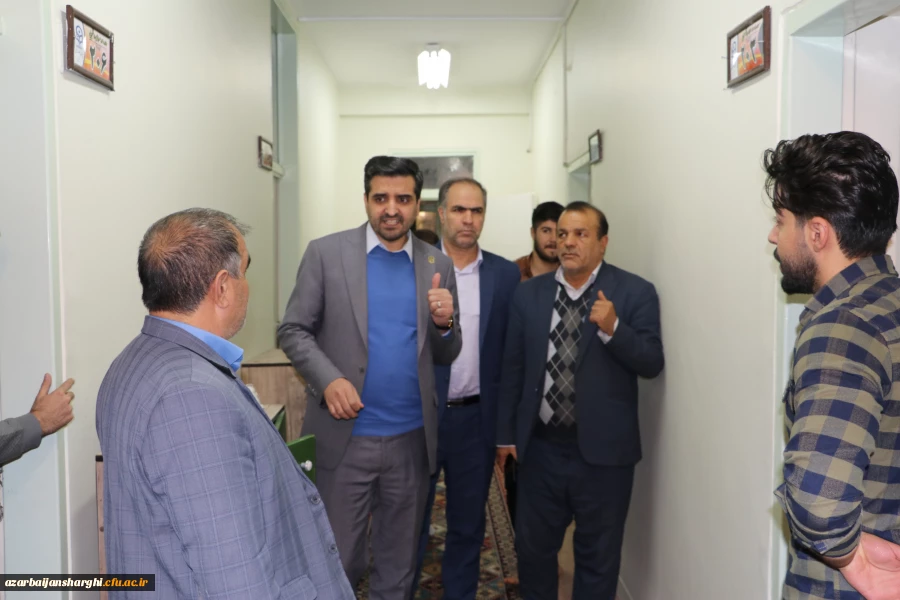 بازدید پنج ساعته هیئت رئیسه دانشگاه فرهنگیان آذربایجان شرقی از سرا های پردیس علامه امینی وشهید مدرس 20