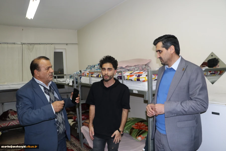 بازدید پنج ساعته هیئت رئیسه دانشگاه فرهنگیان آذربایجان شرقی از سرا های پردیس علامه امینی وشهید مدرس 22