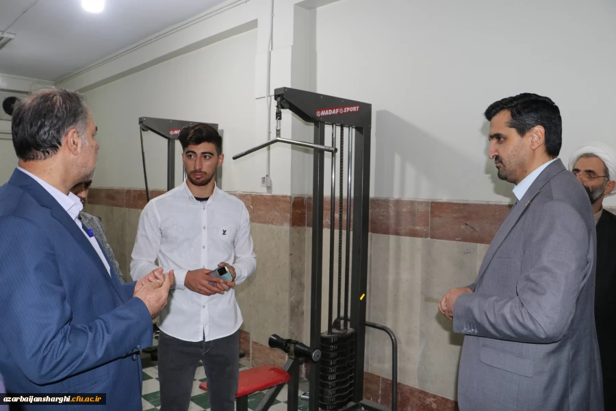 بازدید پنج ساعته هیئت رئیسه دانشگاه فرهنگیان آذربایجان شرقی از سرا های پردیس علامه امینی وشهید مدرس 24