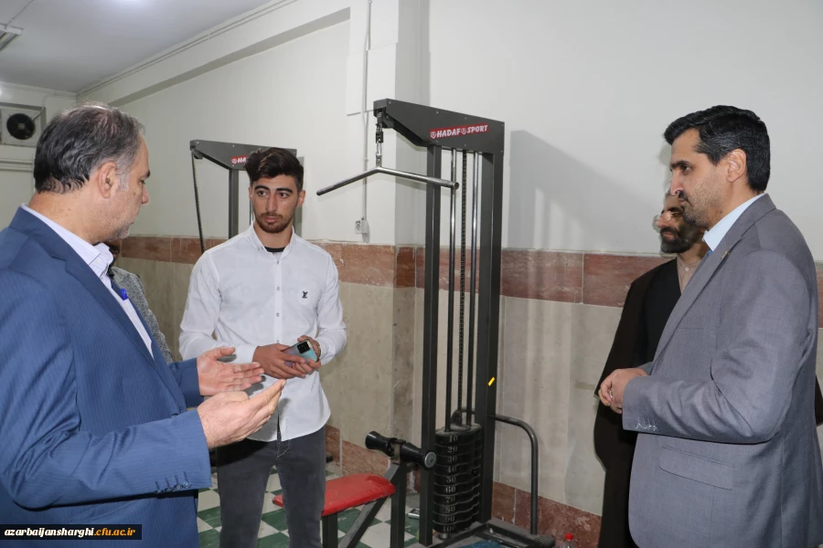 بازدید پنج ساعته هیئت رئیسه دانشگاه فرهنگیان آذربایجان شرقی از سرا های پردیس علامه امینی وشهید مدرس 25