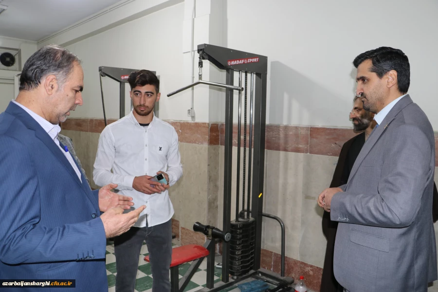 بازدید پنج ساعته هیئت رئیسه دانشگاه فرهنگیان آذربایجان شرقی از سرا های پردیس علامه امینی وشهید مدرس 26