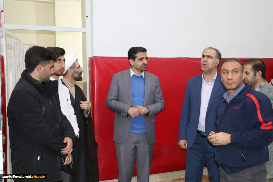 بازدید پنج ساعته هیئت رئیسه دانشگاه فرهنگیان آذربایجان شرقی از سرا های پردیس علامه امینی وشهید مدرس 32