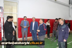 بازدید پنج ساعته هیئت رئیسه دانشگاه فرهنگیان آذربایجان شرقی از سرا های پردیس علامه امینی وشهید مدرس 34