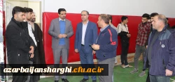 بازدید پنج ساعته هیئت رئیسه دانشگاه فرهنگیان آذربایجان شرقی از سرا های پردیس علامه امینی وشهید مدرس 35