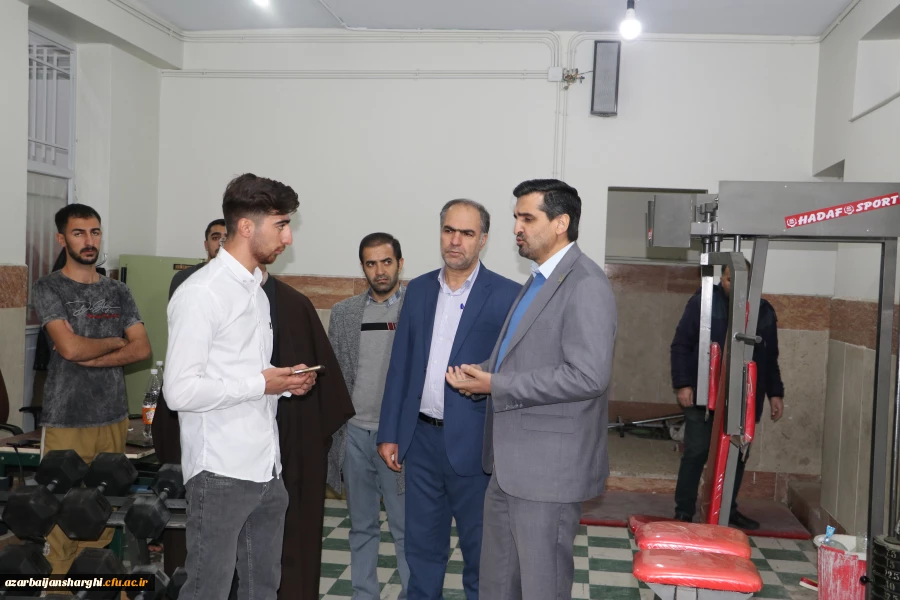 بازدید پنج ساعته هیئت رئیسه دانشگاه فرهنگیان آذربایجان شرقی از سرا های پردیس علامه امینی وشهید مدرس 38