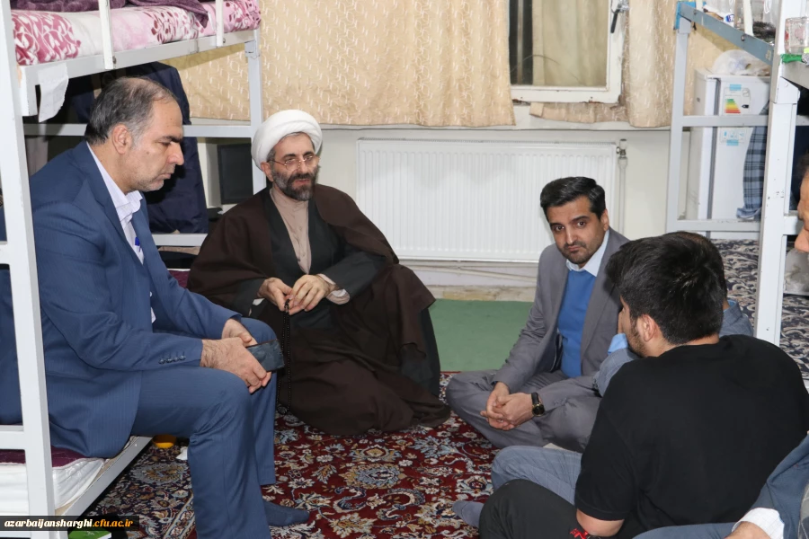 بازدید پنج ساعته هیئت رئیسه دانشگاه فرهنگیان آذربایجان شرقی از سرا های پردیس علامه امینی وشهید مدرس 42