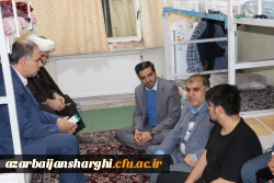 بازدید پنج ساعته هیئت رئیسه دانشگاه فرهنگیان آذربایجان شرقی از سرا های پردیس علامه امینی وشهید مدرس 44
