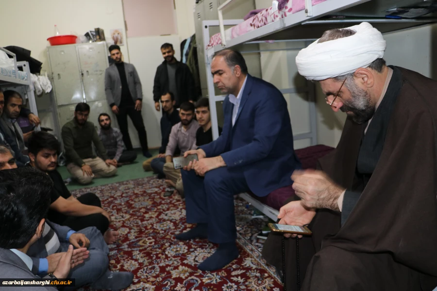 بازدید پنج ساعته هیئت رئیسه دانشگاه فرهنگیان آذربایجان شرقی از سرا های پردیس علامه امینی وشهید مدرس 47