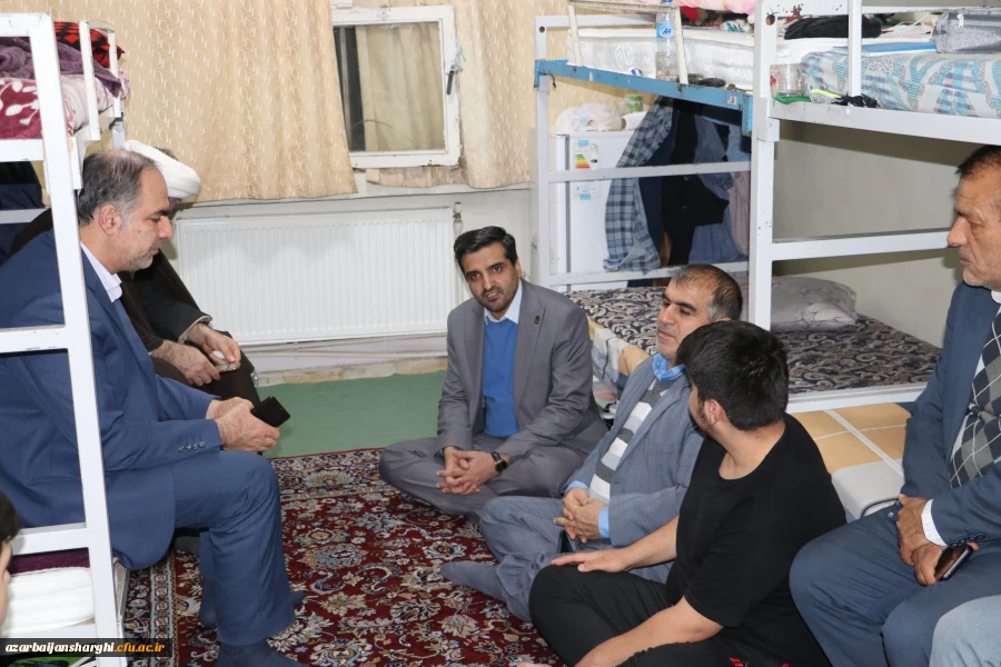 بازدید پنج ساعته هیئت رئیسه دانشگاه فرهنگیان آذربایجان شرقی از سرا های پردیس علامه امینی وشهید مدرس 48