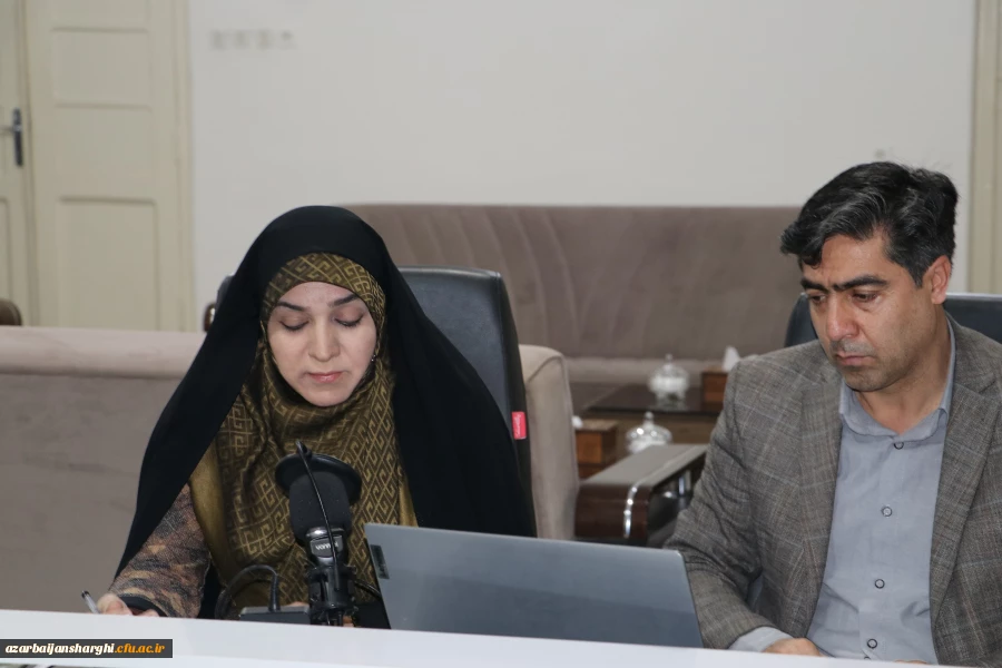 جلسه مشترک اعضاء هیات رئیسه استان آذربایجان شرقی با مدیران مرکز نظارت، ارزیابی و تضمین کیفیت سازمان مرکزی 7