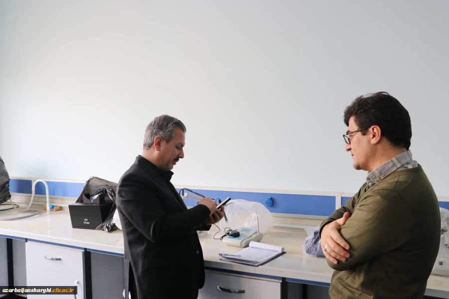 بازدیدو ارزیابی کارگروه تخصصی سازمان مرکزی از آزمایشگاه های  علوم پایه در  دانشگاه فرهنگیان آذربایجان شرقی 19