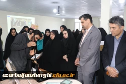 گشایش نمایشگاه دست سازه های دانشجو معلمان خلاق در دانشگاه فرهنگیان آذربایجان شرقی 4