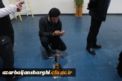 گشایش نمایشگاه دست سازه های دانشجو معلمان خلاق در دانشگاه فرهنگیان آذربایجان شرقی 14