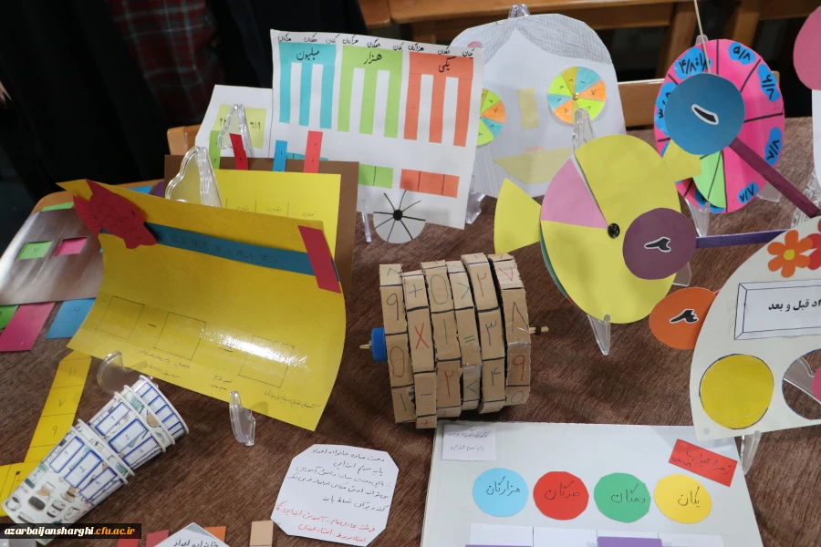 گشایش نمایشگاه دست سازه های دانشجو معلمان خلاق در دانشگاه فرهنگیان آذربایجان شرقی 23