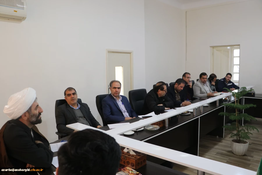 جلسه شورای فرهنگی دانشگاه فرهنگیان استان آذربایجان شرقی برگزارشد 3