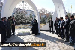 مراسم سومین سالگرد تدفین شهید گمنام پردیس فاطمه الزهرا (س)دانشگاه فرهنگیان استان آذربایجان شرقی برگزار شد. 7
