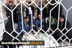 مراسم سومین سالگرد تدفین شهید گمنام پردیس فاطمه الزهرا (س)دانشگاه فرهنگیان استان آذربایجان شرقی برگزار شد. 9