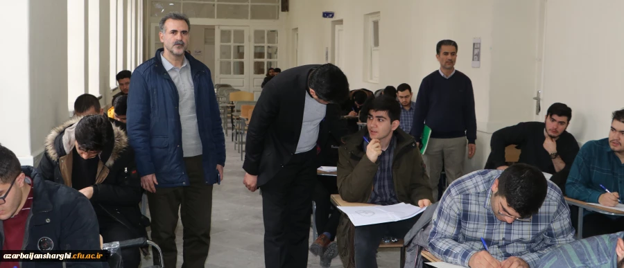 برگزاری امتحانات پایان ترم دانشجو معلمان دانشگاه فرهنگیان آذربایجان شرفی 2
