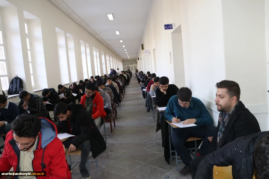 برگزاری امتحانات پایان ترم دانشجو معلمان دانشگاه فرهنگیان آذربایجان شرفی 6