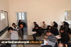 برگزاری امتحانات پایان ترم دانشجو معلمان دانشگاه فرهنگیان آذربایجان شرفی 8
