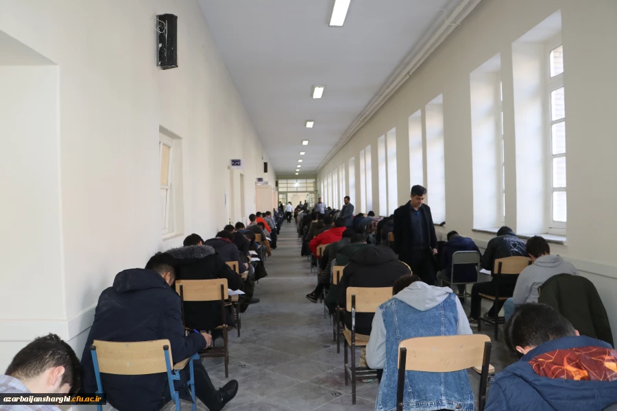 برگزاری امتحانات پایان ترم دانشجو معلمان دانشگاه فرهنگیان آذربایجان شرفی 10