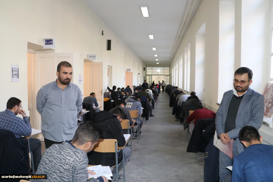 برگزاری امتحانات پایان ترم دانشجو معلمان دانشگاه فرهنگیان آذربایجان شرفی 11